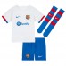 Camiseta Barcelona Ilkay Gundogan #22 Segunda Equipación Replica 2023-24 para niños mangas cortas (+ Pantalones cortos)